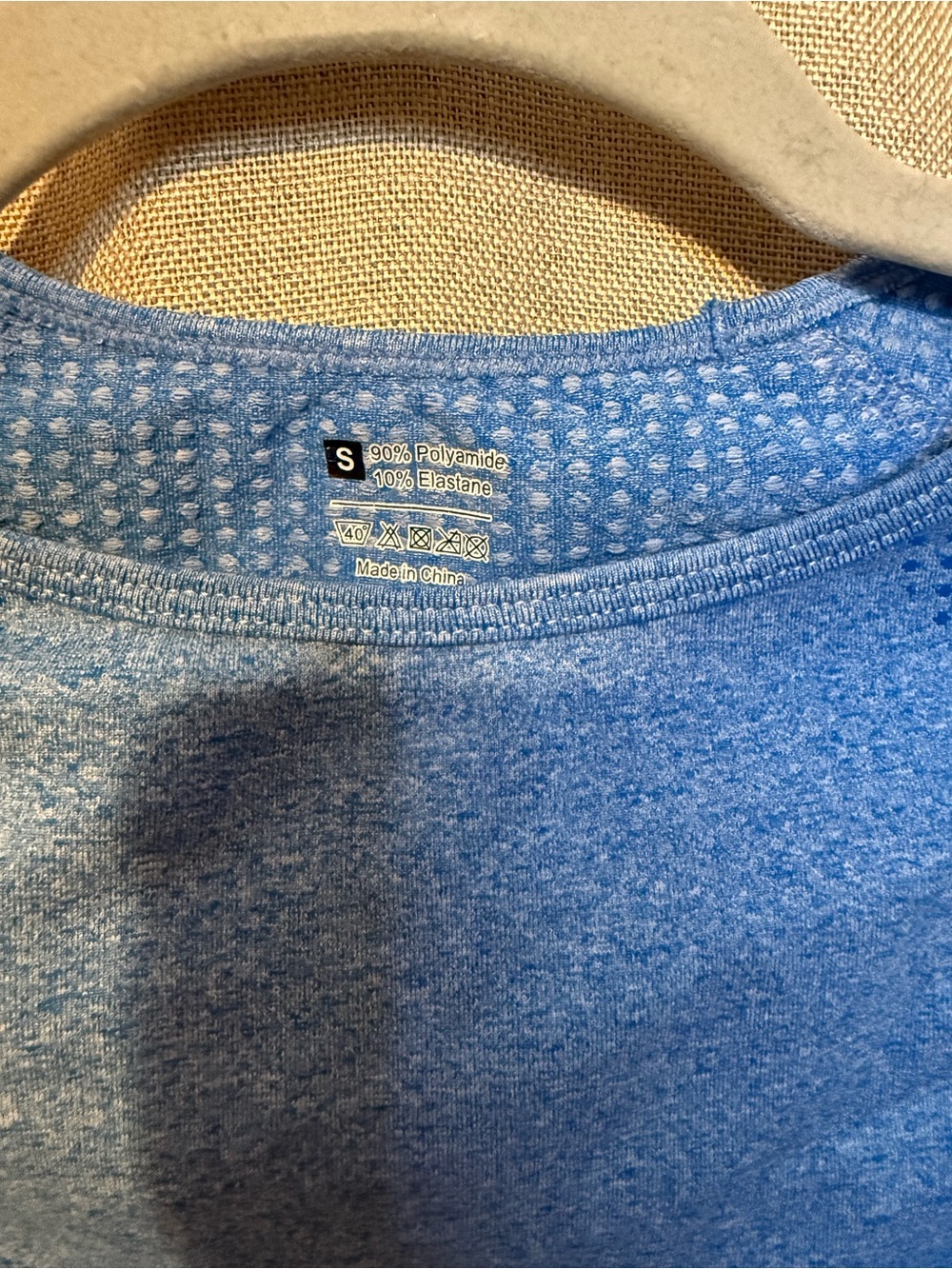 Women’s  Blue Knit Cropped Top - Unbranded - Picture 2 of 3